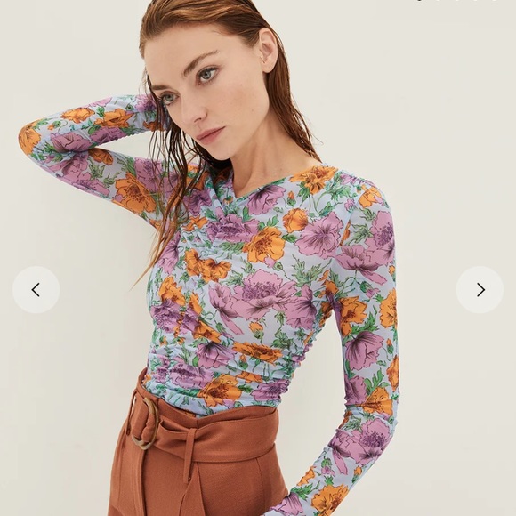 Veronica Beard Tops - Veronica Beard Myrna Floral Top